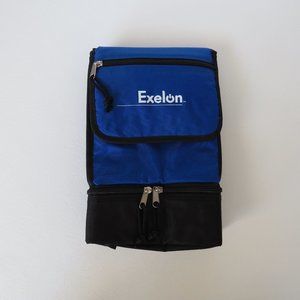 New Blue Kool Pak Lunchbox Bag Beverage Can Cooler Exelon Bag Style 2